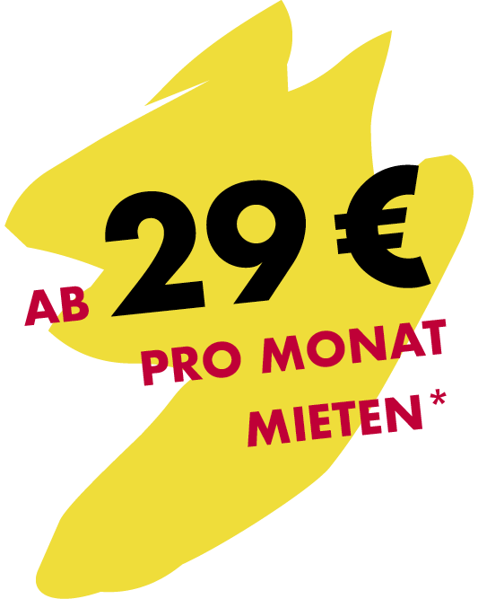 CityCubes schon ab 29,– € pro Monat mieten